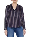 L Agence L'agence Holly Blouse In Black
