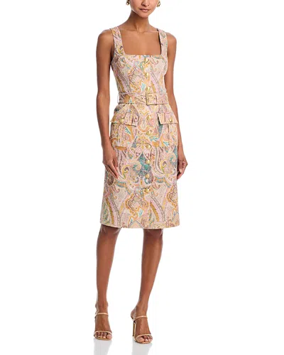 L AGENCE L'AGENCE IDY BUTTON FRONT BELTED DRESS