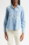 L'agence Isla Denim Shirt In Lozano