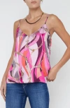 L'agence Jane Print Silk Camisole