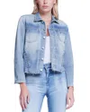 L Agence L'agence Janelle Slim Raw Jacket In Multi