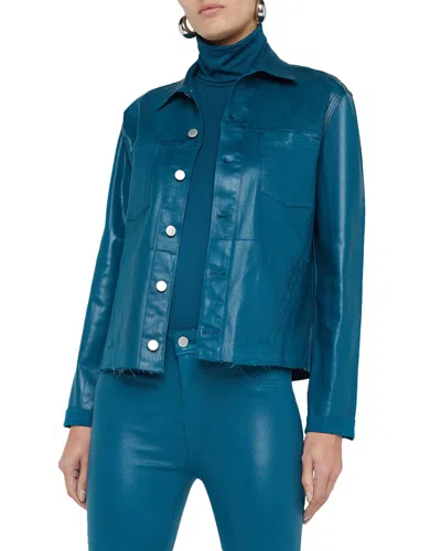 L AGENCE L'AGENCE JANELLE SLIM RAW JACKET