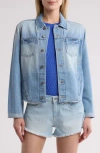 L Agence L'agence Janelle Slim Raw Jacket In Fontana