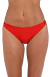 L Agence L'agence Jean Bikini Bottoms In Rouge