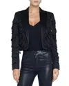 L Agence Jen Beaded Cropped Blazer