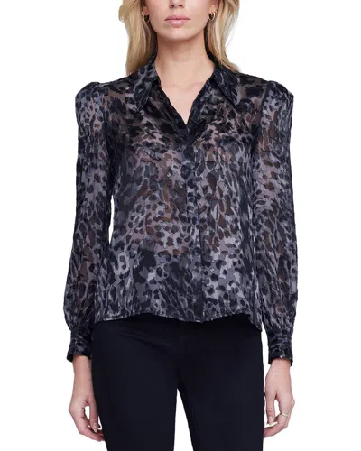 L Agence L'agence Jenica Silk-blend Blouse