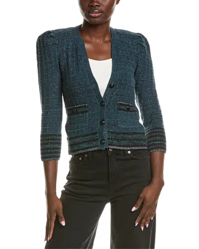 L Agence L'agence Jenni Waffle Stitch Cardigan