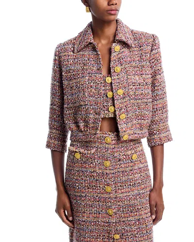 L AGENCE L'AGENCE JIA TWEED CROP JACKET