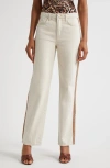 L Agence Marguerite High Waist Skinny Ankle Jeans In Biscuit
