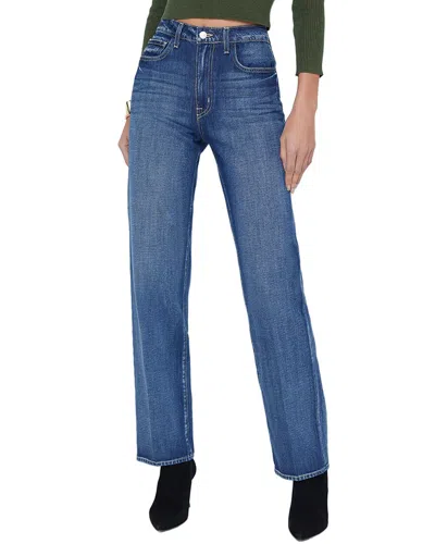 L Agence L'agence Jones Ultra High-rise Stovepipe Arco Straight Leg Jean In Blue
