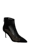 L Agence L'agence Josefine Open Weave Bootie In Black