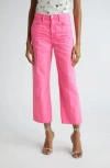 L Agence L'agence June High Waist Crop Stovepipe Jeans