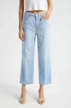 L Agence June Ultra High-rise Crop Stovepipe Jeans In Dakota