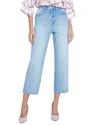 L Agence June Ultra High-rise Crop Stovepipe Jeans In Blue