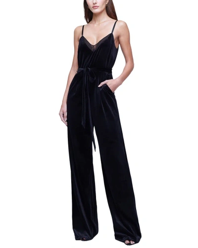 L Agence L'agence Justice Jumpsuit In Black