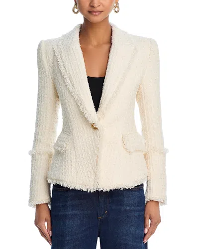 L AGENCE L'AGENCE KAISLEY FRAYED BLAZER