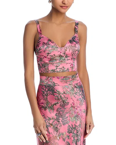 L AGENCE L'AGENCE KANATA SILK BRALETTE TOP