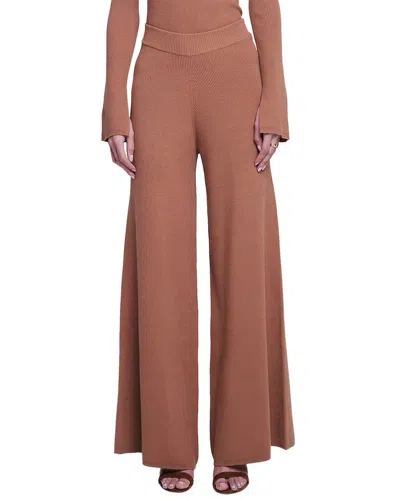 L Agence L'agence Kane Wide Leg Knit Pant
