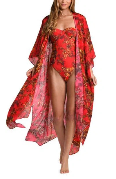 L Agence L'agence Kara Jungle Cover-up Maxi Duster