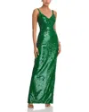 L Agence L'agence Karma Sequin Maxi Dress