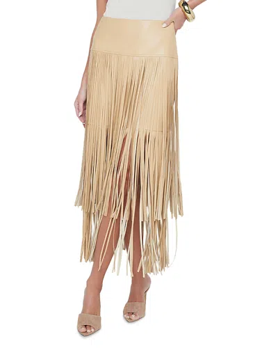 L AGENCE L'AGENCE KAROLINA TIERED FRINGE MIDI SKIRT