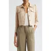 L Agence Kasey Tweed Jacket In Bone Multi