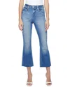 L Agence L'agence Kendra High Rise Crop Flare Jean In Blue