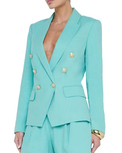 L'AGENCE L'AGENCE KENZIE LINEN-BLEND BLAZER