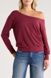 L Agence L'agence Kimora Off The Shoulder Top In Brown