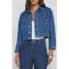 L Agence Koda Cropped Denim Jacket In Glendora