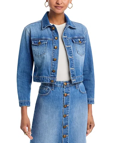 L AGENCE L'AGENCE KODA CROPPED DENIM JACKET