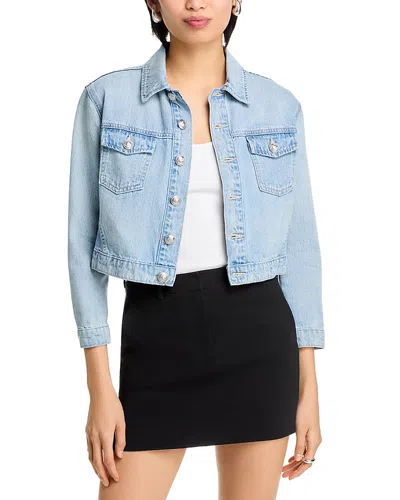 L AGENCE L'AGENCE KODA CROPPED DENIM JACKET