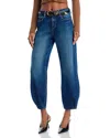 L AGENCE L'AGENCE KRISTA HIGH RISE CROPPED TAPERED JEANS IN LADERA