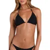 L Agence L'agence Kristen Triangle Bikini Top In Black