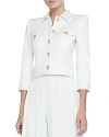 L'agence Kumi Button-fastening Jacket In White
