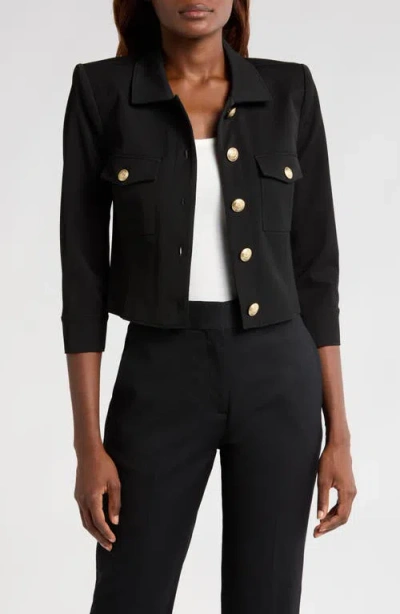 L'AGENCE L'AGENCE KUMI FITTED CROP JACKET