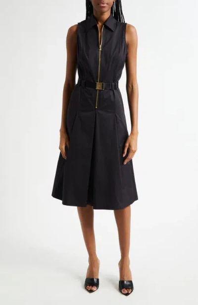 L'agence Kylo Poplin Shirt Dress In Black