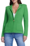 L Agence Lacey Knit Blazer In Bright Green