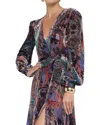 L'agence Lady Blouson Sleeve Bodysuit In Multi