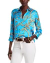 L Agence L'agence L'agence Dani Silk Printed 3/4 Sleeve Blouse