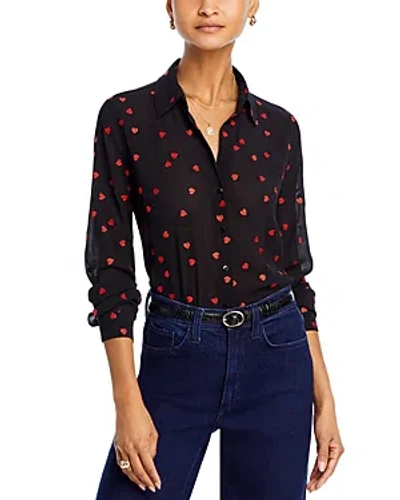 L Agence L'agence Laurent Shirt In Red/black