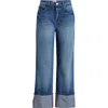 L Agence Leighton Ultra High-rise Cuffed Stovepipe Jeans In Brentwood