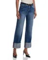 L Agence Leighton Ultra High-rise Cuffed Stovepipe Jeans In Brentwood