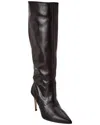 L'agence Lena Iii Knee High Leather Boot In Black