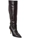L'agence Lena Iii Knee High Leather Boot In Black