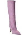 L'agence Lena Knee High Suede Boot In Purple