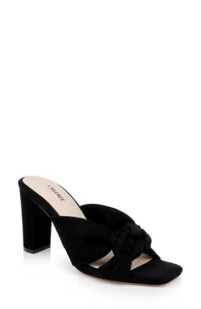 L Agence L'agence Leonie Slide Sandal In Black