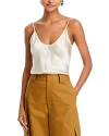 L Agence Lexi Silk Camisole In Pearl