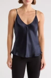 L Agence Lexi Silk Camisole In Midnight