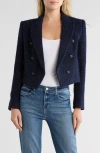 L'agence Lila Boxy Blazer In Black